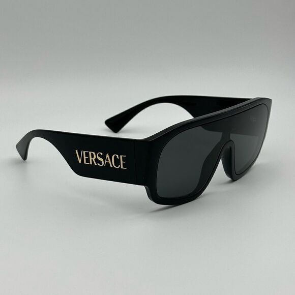 VERSACE Sunglasses VE4439 GB1/87 Black/Dark Grey Unisex NEW main image 9